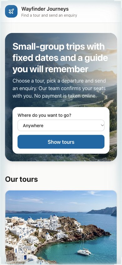 Travel Manager on a phone
